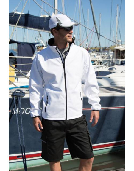 Jachetă softshell cu 2 straturi pentru bărbați, imprimabilă